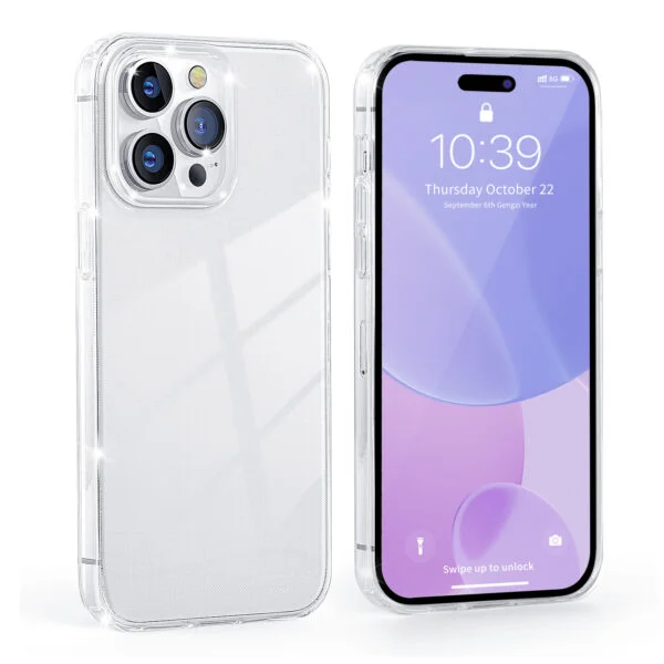 Transparent phone case, size 5.9*2.9 inches, Suitable for iPhone 14 Pro Max 6.7 inch